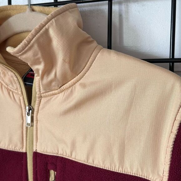 VTG Florida State FSU Fleece Full‎ Zip Jacket Boys M Garnett Gold Seminoles - Picture 6 of 12